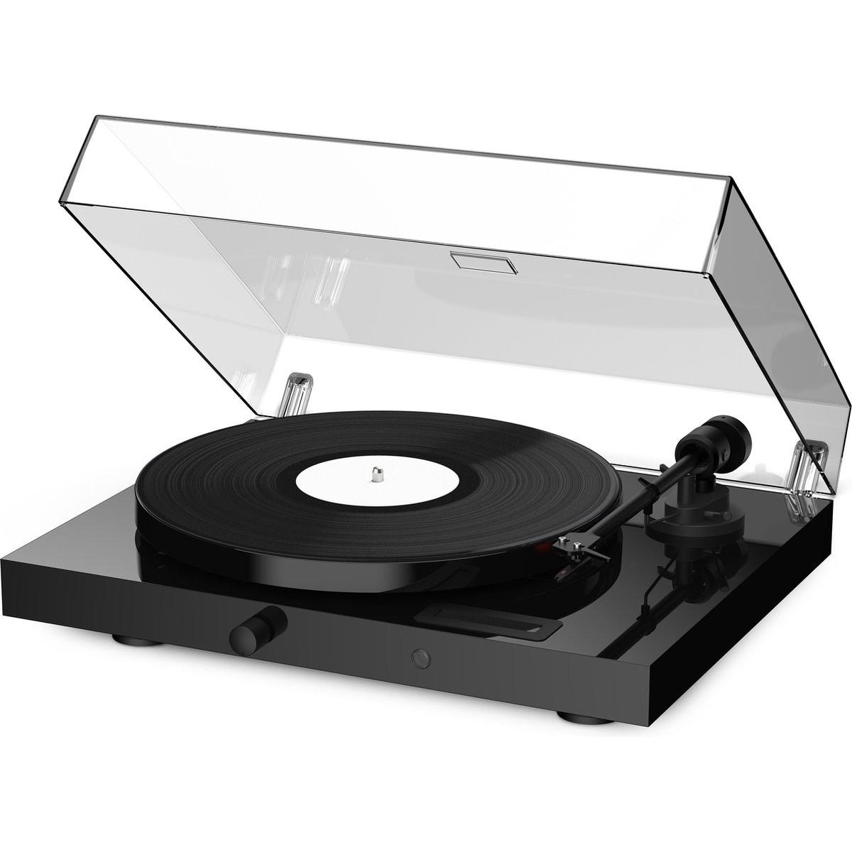 Pro-Ject Jukebox E1 OM5e Platenspeler Ingebouwde Versterker 2x25w - Pianolak (Manuale), Giradischi, Nero