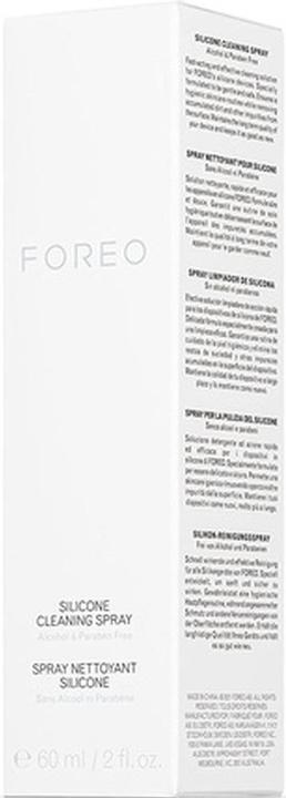 Image du produit Foreo Spray nettoyant au silicone (Lingettes nettoyantes pour le visage, 60 ml)