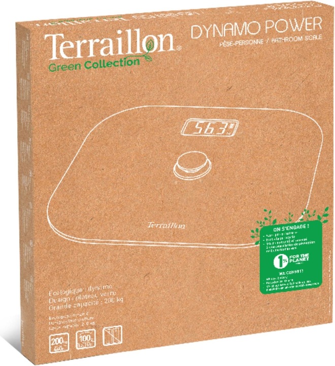 Produktbild Terraillon Personenwaage Dynamo Power Weiss (200 kg)