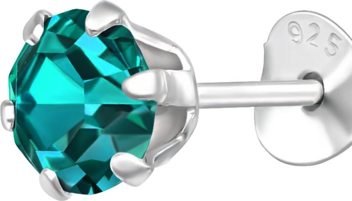 Immagine prodotto Maxte Silberne Runde 5 mm mit Kristallen (Argento 925)