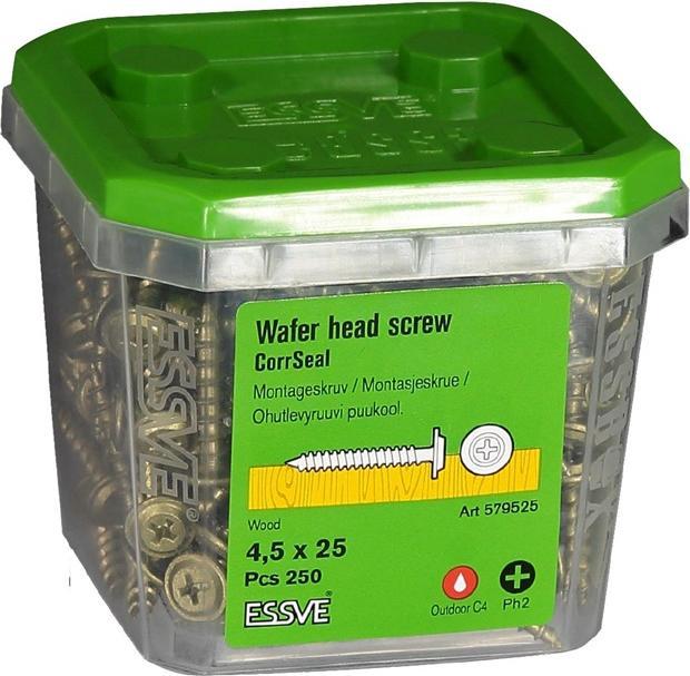 Produktbild Essve SCREW WITH FLAT HEAD 4,5X25 CS (250) (250 Schrauben pro Stück)
