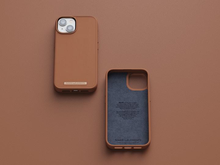 Actual product image Njord Genuine Leather Case Iphone 14 (Apple iPhone 14)