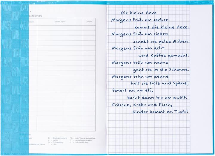 Actual product image HERMA Exercise book cover, DIN A5, made of PP, light blue muted (A5, Soft cover)