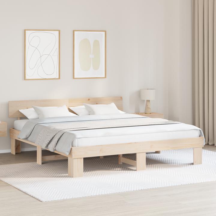 Actual product image vidaXL Moderner Bettrahmen (180 x 200 cm)