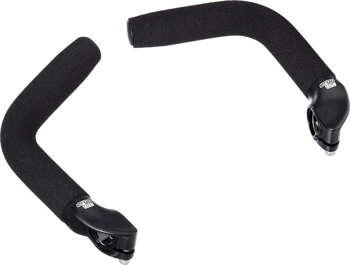 Actual product image Ergotec Handlebar Ends EVO Touring L (Black)