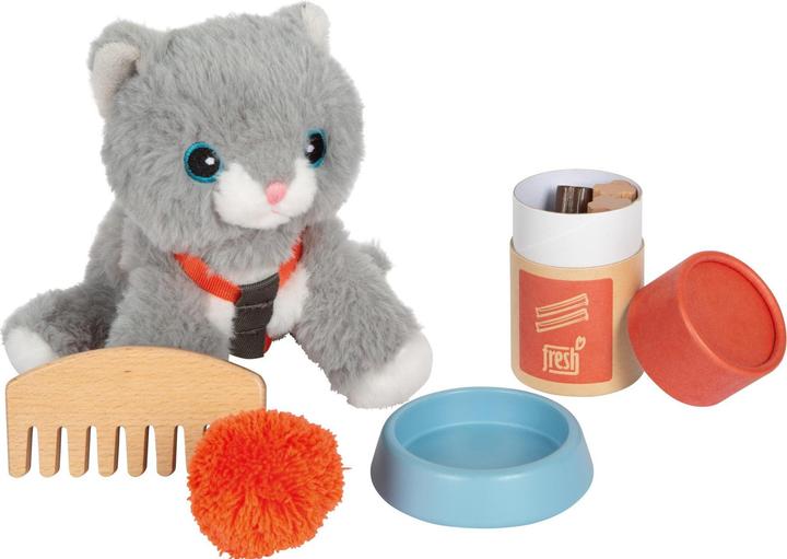 Actual product image small foot Katze mit Tasche und Pflege-Set (18 cm)