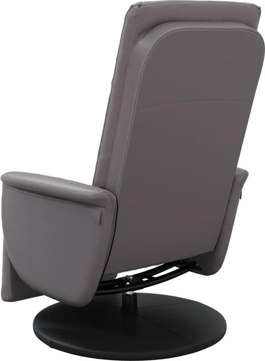 Produktbild vidaXL Massagesessel mit Fussteil Grau Kunstleder,Farbe