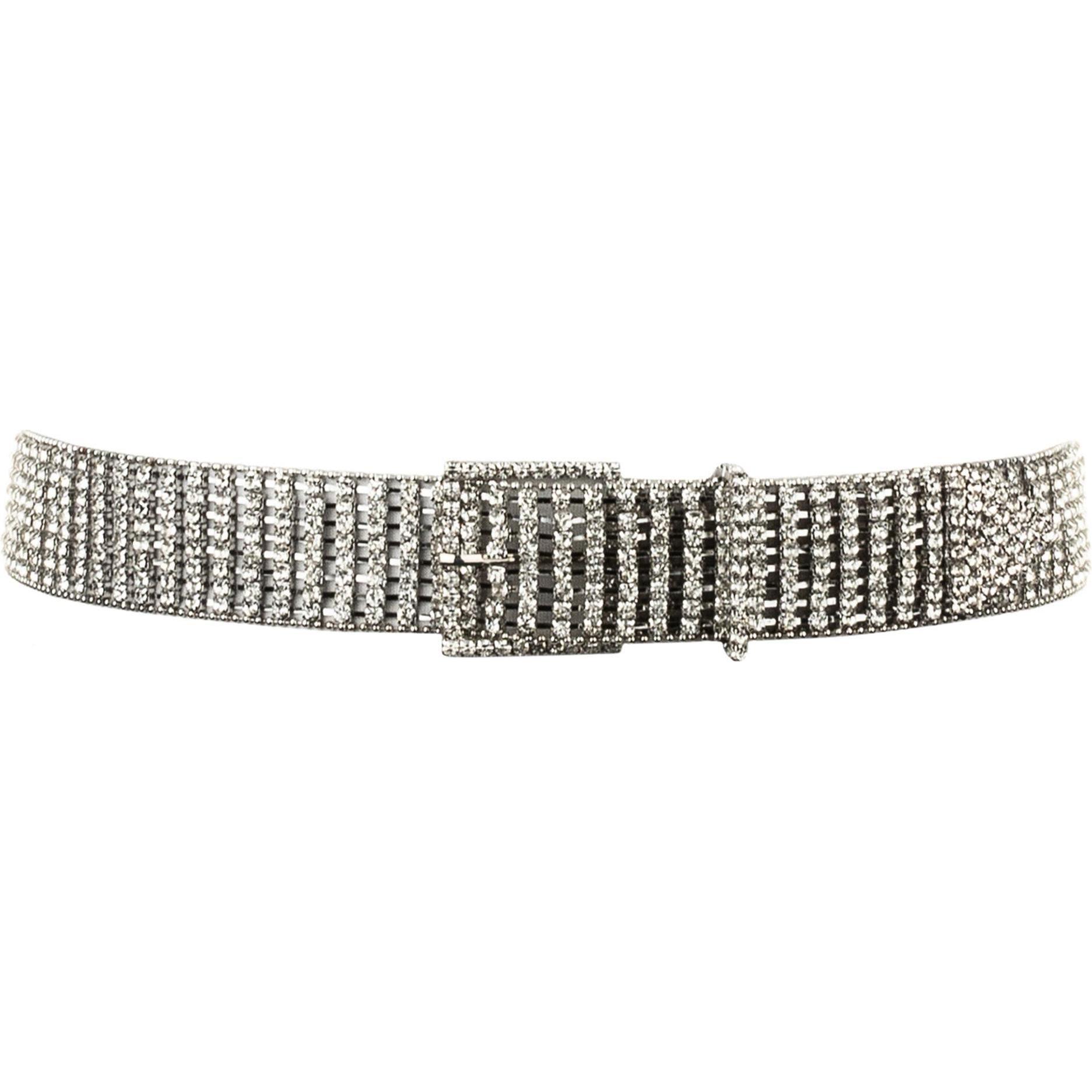 Vanzetti, Damen, Gürtel, Glitzergürtel, Silber, (100)
