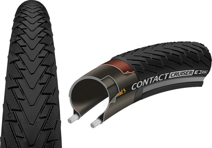 Produktbild Continental Contact Cruiser Drahtreifen 28" E-25 Reflex (28 x 2.00, 50-622)