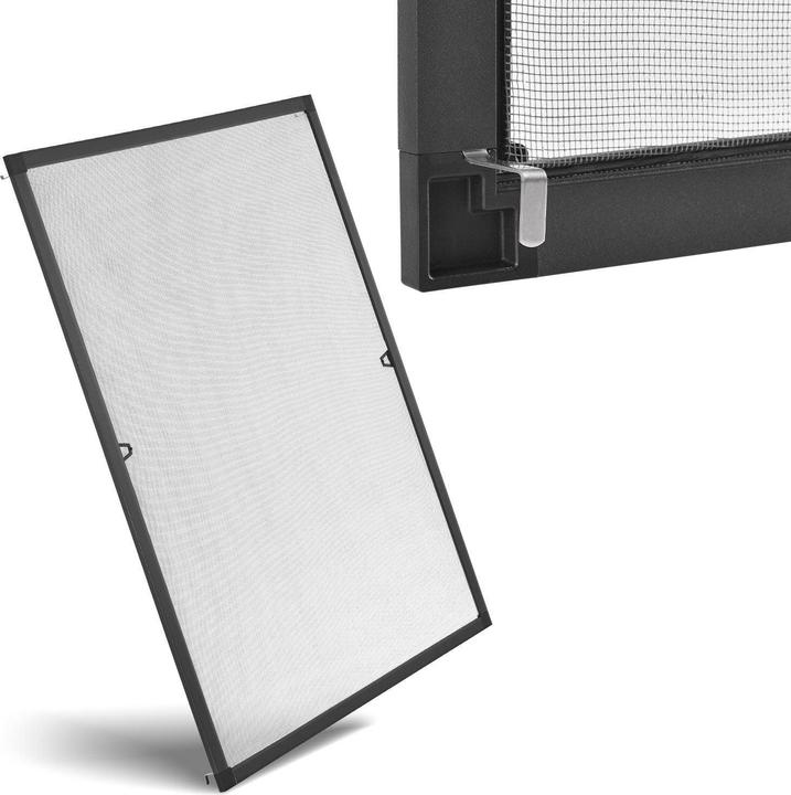 Image du produit Juskys Fliegengitter für Fenster (130 x 150 cm)