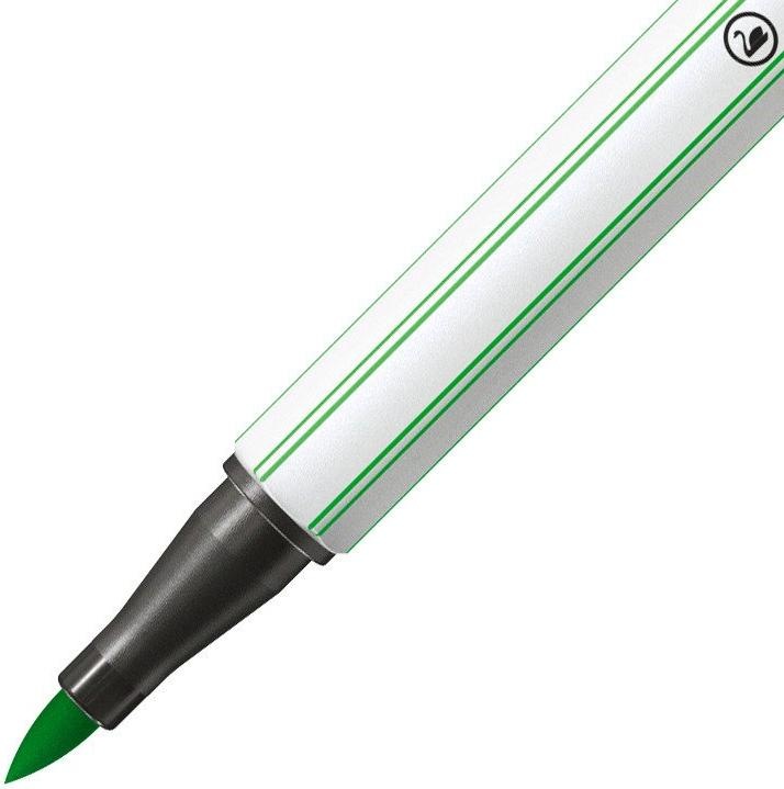 Image du produit STABILO Pen 68 brush Stylo feutre Premium (Vert clair, 1 x)
