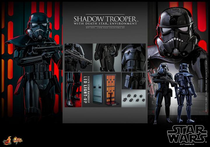 Produktbild Hot Toys Star Wars Movie Masterpiece Actionfigur 1/6 Shadow Trooper with Death Star Environment 30 cm