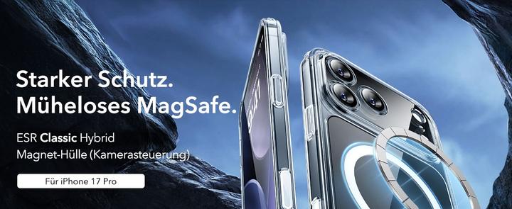 Produktbild ESR Classic Hybrid Magnetic Case (Camera Control) (Apple iPhone 17 Pro)
