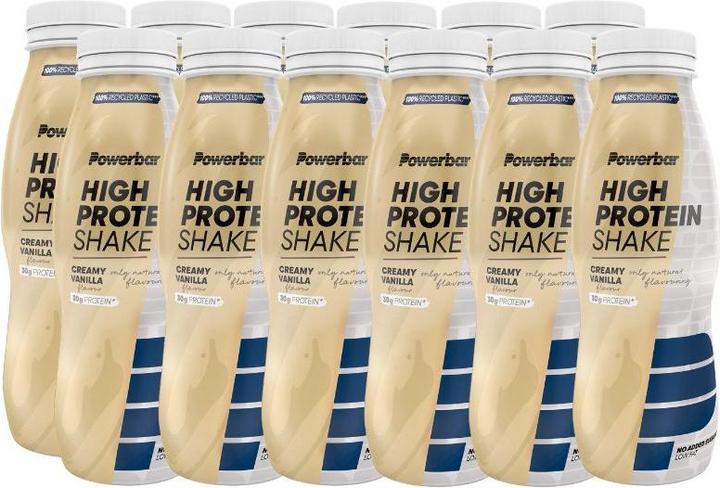 Image du produit Powerbar High Protein Shake (12 x 330ml) (Vanille, Crème, 12 x)