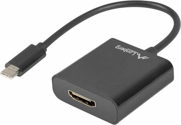 Lanberg USB C – HDMI (HDMI, 15 cm)