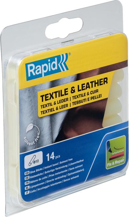 Actual product image Rapid Textile & leather glue sticks Ø12x94mm 14 pieces