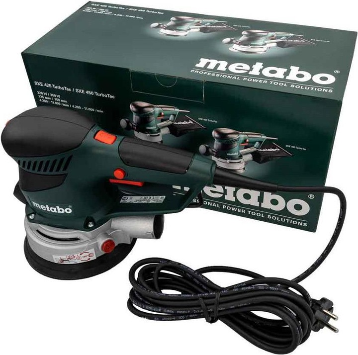 Immagine prodotto Metabo SXE 450 TurboTec (Levigatrici rotorbitali, 350 W)