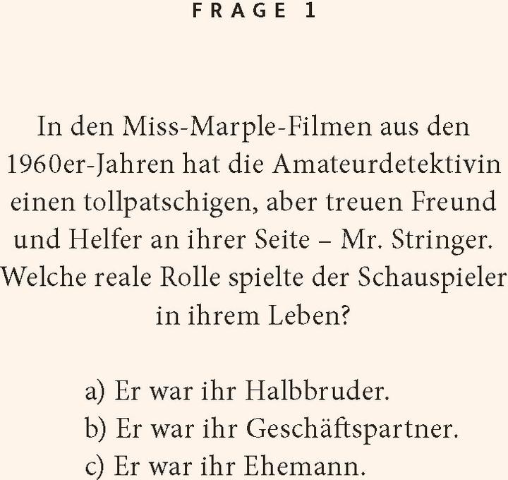 Nährwerte und Zutaten Berühmte Detektive-Quiz (Deutsch)