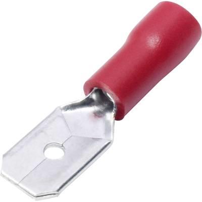 Thumbnail - Tru Components 8436792 Flachstecker-Sortiment Steckbreite 4.80 mm Steckdicke 0.80 180°, Elektronikkabel + Stecker, Rot