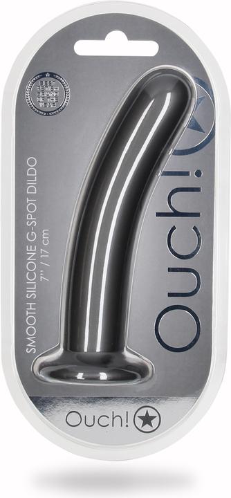 Produktbild Ouch! Smooth Silicone G-Spot Dildo - 7" / 17 cm