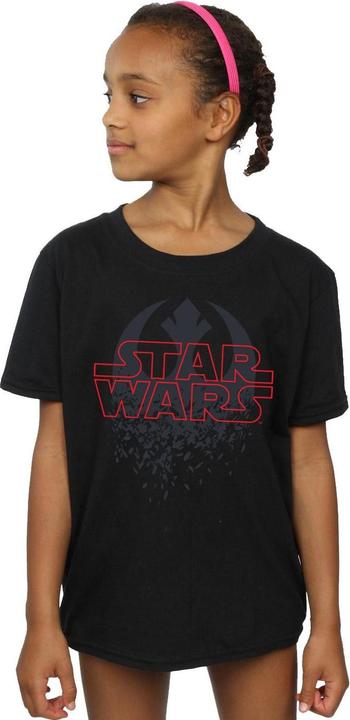 Produktbild Star Wars The Last Jedi Shattered Emblem TShirt Mädchen (116)