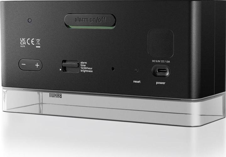 Actual product image Braun LED digital alarm clock