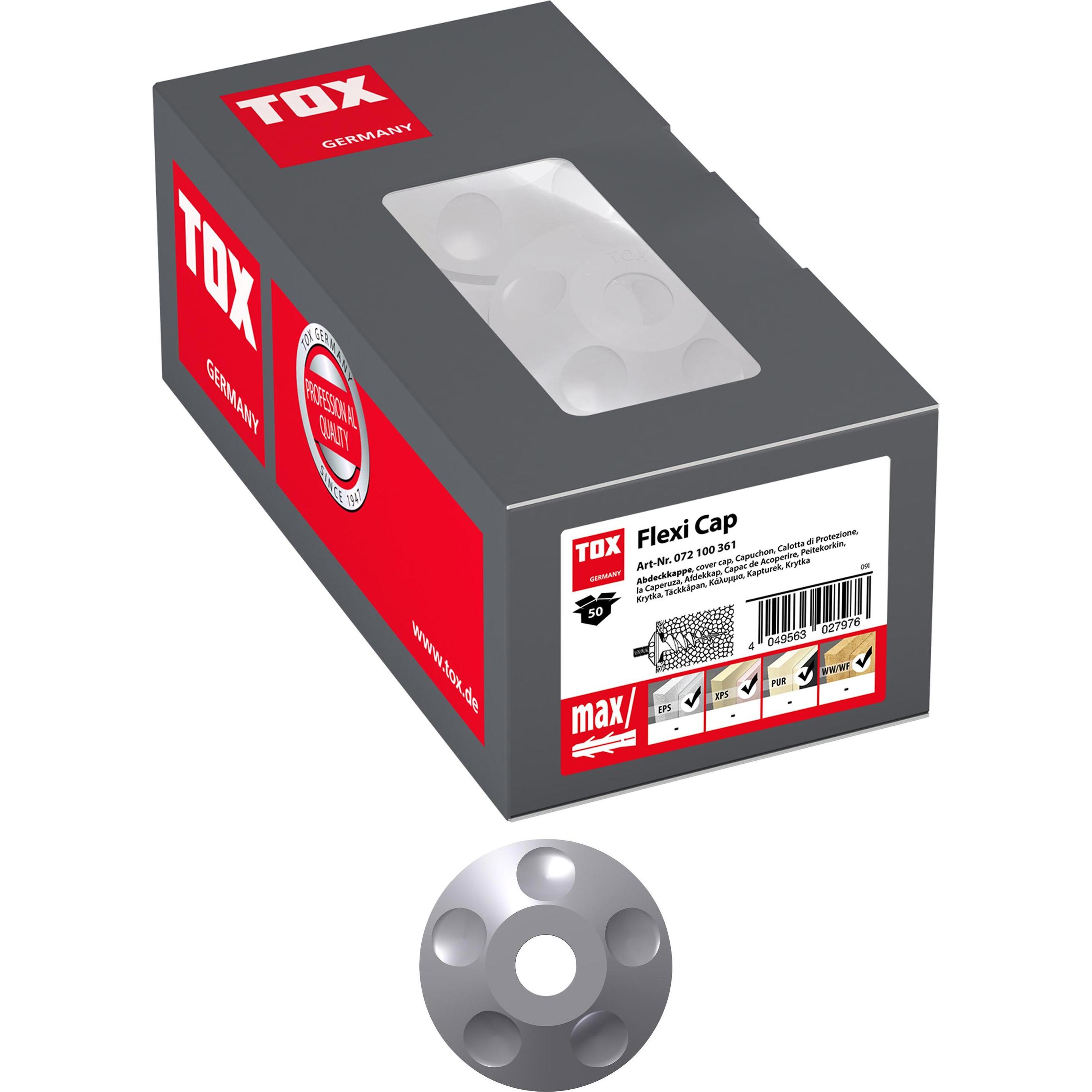 Tox, Dübel, Abdeckkappe Flexi Cap M10 (50 Stk.)