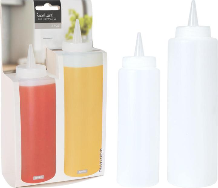 Image du produit Koopman Flacons à garnir, lot de 2, 250 ml et 400 ml (Kit de poches à douille, 400 ml)