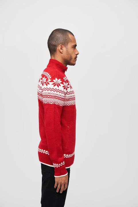 Produktbild Brandit Norwegian Strickjacke Grösse S Farbe Rot (S)