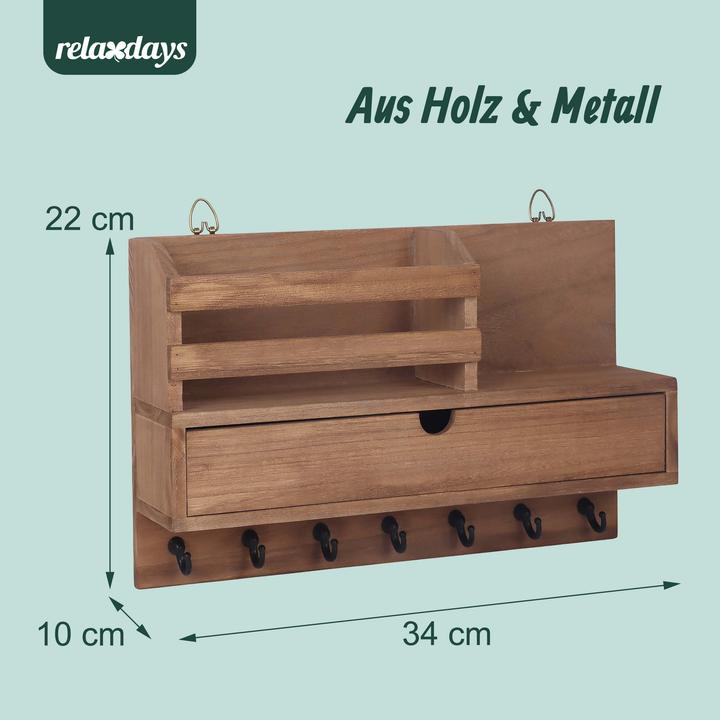 Produktbild Relaxdays Schlüsselbrett