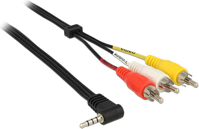 Actual product image Delock 84724 Audio cable 3 x RCA (1.50 m)