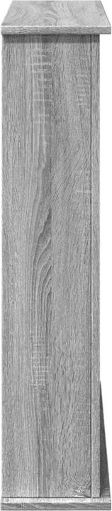 Produktbild vidaXL Kaminumrandung Kaminkonsole Dekokamin Kaminsims Kaminattrappe Grau Sonoma