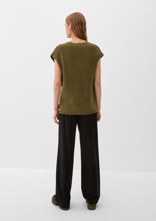 Produktbild s.Oliver Strickpullunder Strickpullunder mit V-Ausschnitt (34)