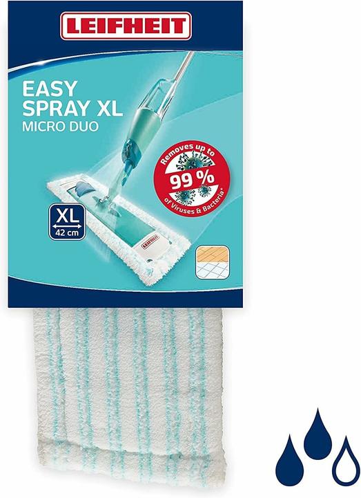 Image du produit Leifheit Housse d'essuyage Easy Spray XL micro duo (1 pcs)