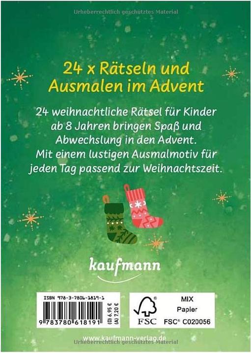 Produktbild Rätseladventskalender for Kids 2