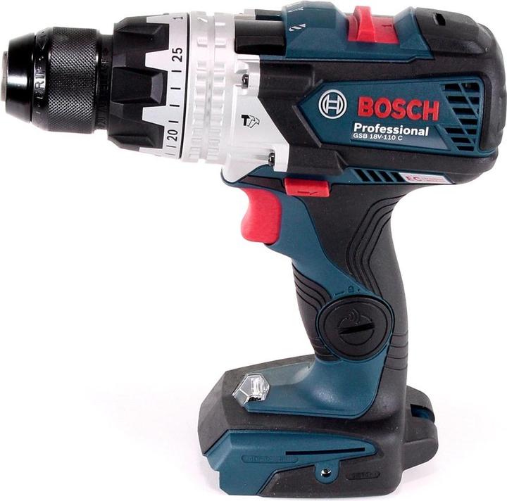 Produktbild Bosch Professional Bosch GSB 18V-110 C Akku Schlagbohrschrauber Professional 18V 110Nm + 1x ProCore Akku 4,0 Ah + L-Box (Akkubetrieb)