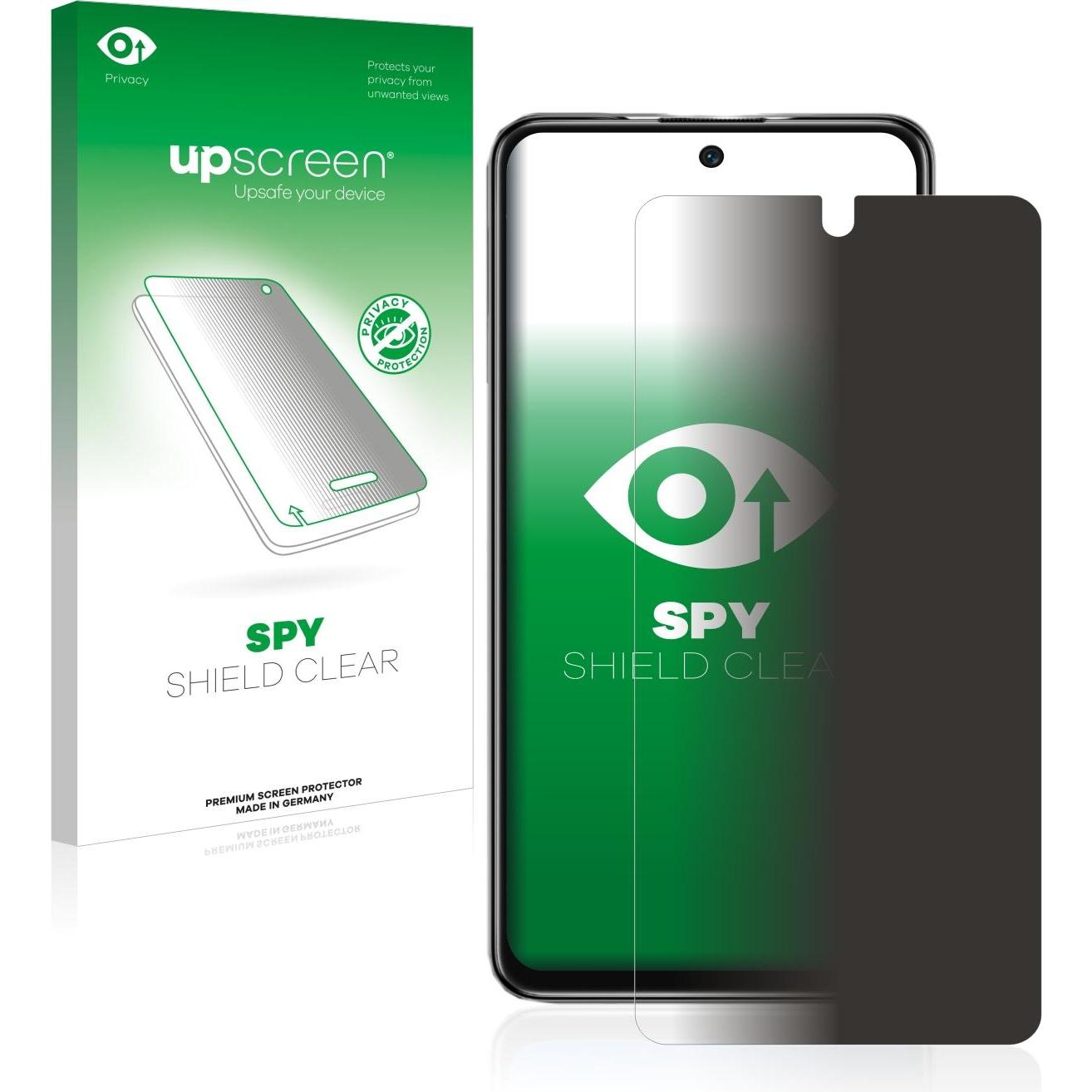 upscreen Spy Shield Blickschutzfolie (1 Stück, Xiaomi Poco M4 Pro 5G), Smartphone Schutzfolie, Blau