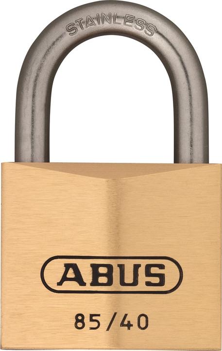 Actual product image Abus Padlock 85/40 brass 40 mm