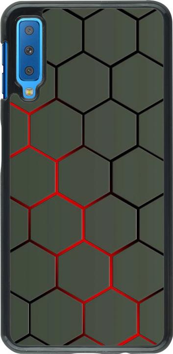 Produktbild PhoneLook Hülle Geometric Line red (Samsung Galaxy A7)
