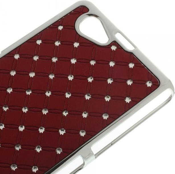 Actual product image MU Style Hard plastic cover with glitter stones (Sony Xperia Z1 Compact)