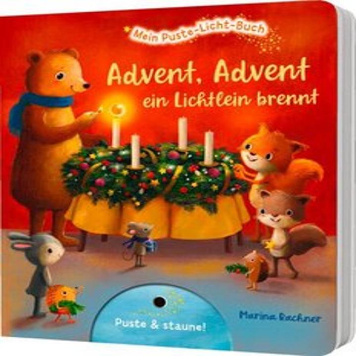 Actual product image My Blow Light Book: Advent, Advent, a Little Light Is Burning (German, Marina Rachner, Sylvia Tress, 2025)