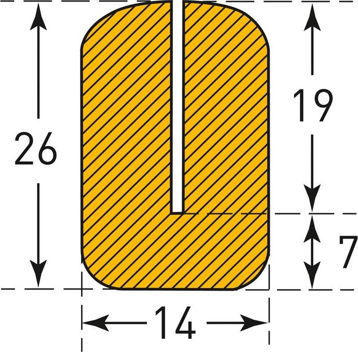 Produktbild Moravia MORION Kantenschutz Winkel 26/14