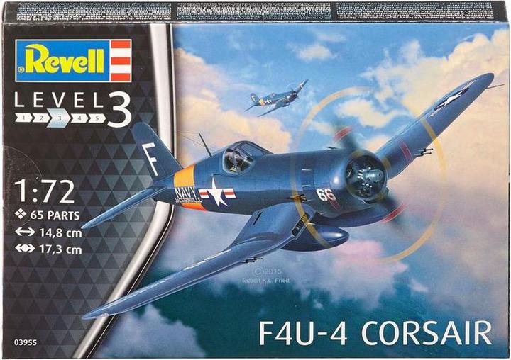 Actual product image Revell F4U-4 Corsair