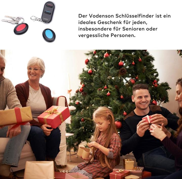 Produktbild Vodeson Schlüsselfinder-Set (2 Empfänger)