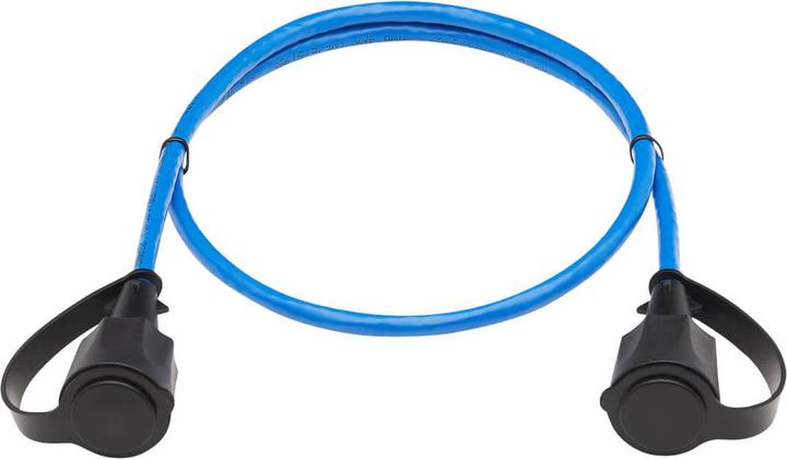 Produktbild Eaton Industrial Cat6 UTP Ethernet Cable RJ45m/M 100W PoE CMR-LP IP68 Blue 3 ft. 0.91m (U/UTP, CAT6, 0.91 m)