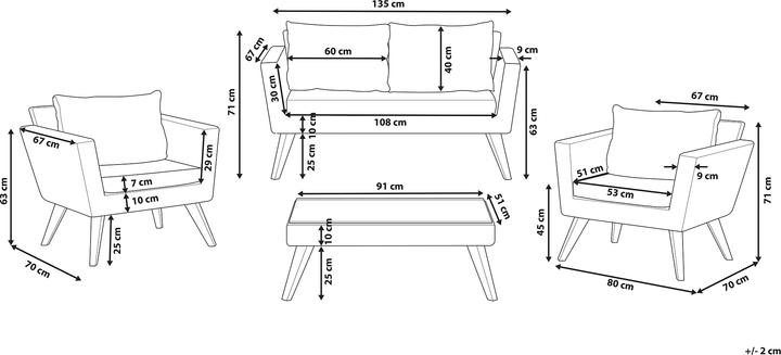 Nährwerte und Zutaten Beliani Vittoria