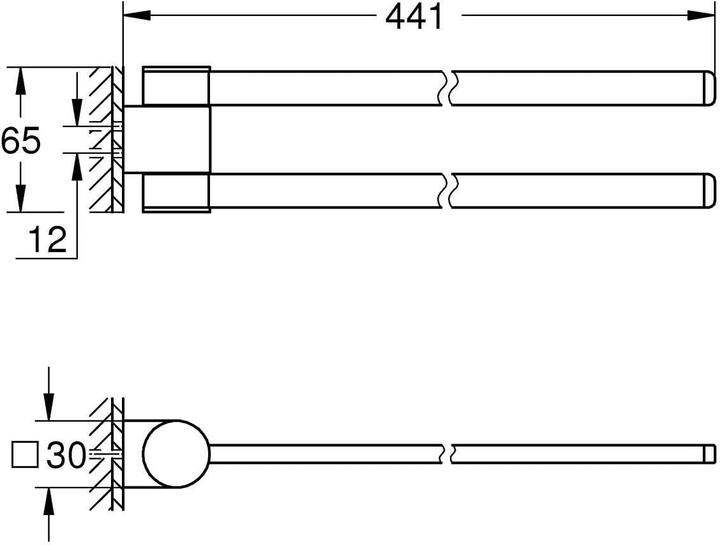 Produktbild Grohe Selection Handtuchhalter, schwenkbar