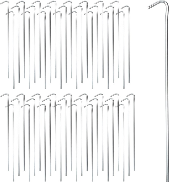 Actual product image Relaxdays 100x tent pegs