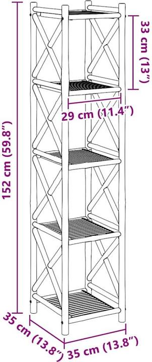 Immagine prodotto vidaXL Yonca (35 x 35 x 152 cm)