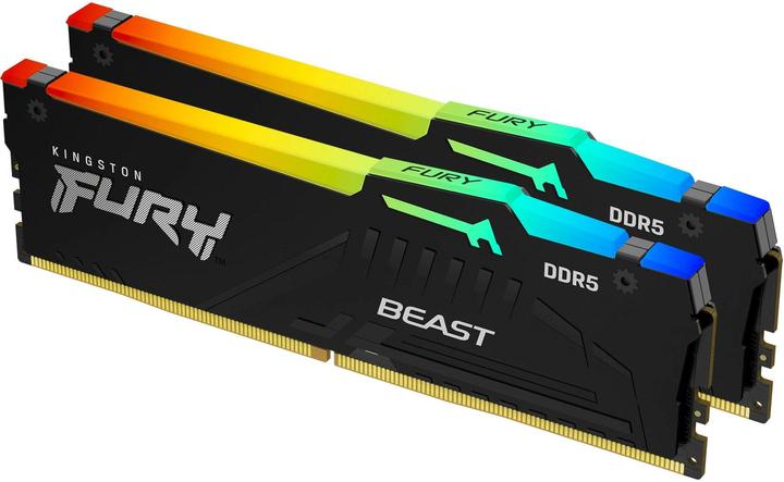 Produktbild Kingston FURY Beast RGB (2 x 64GB, 5600 MHz, DDR5-RAM, DIMM)